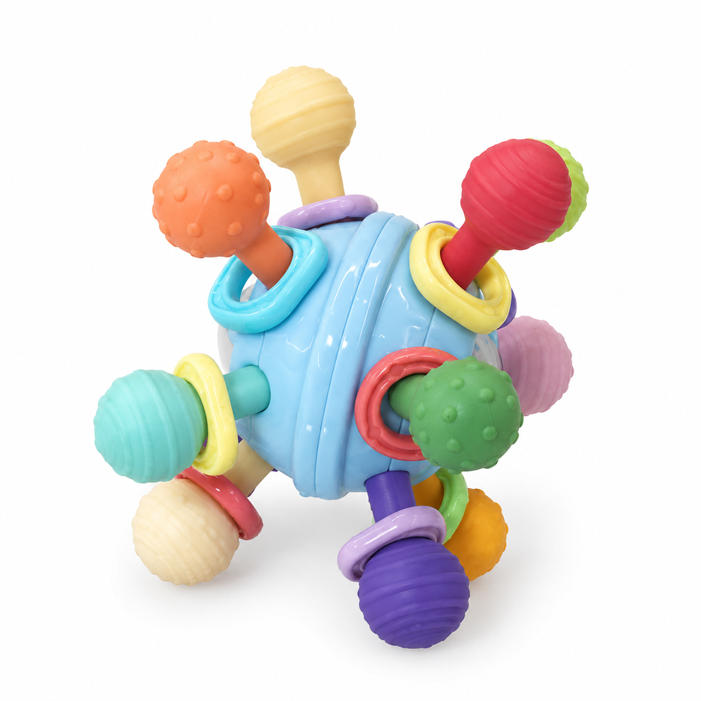Atom Colour pop Sensory Rattle & Teether