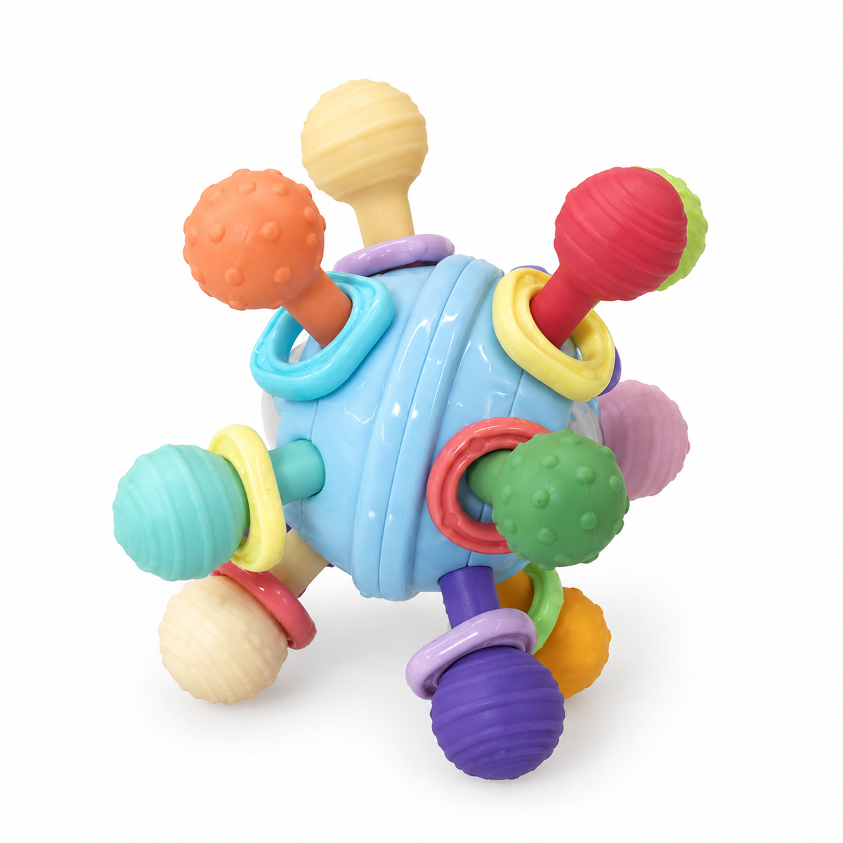 Atom Colour pop Sensory Rattle & Teether