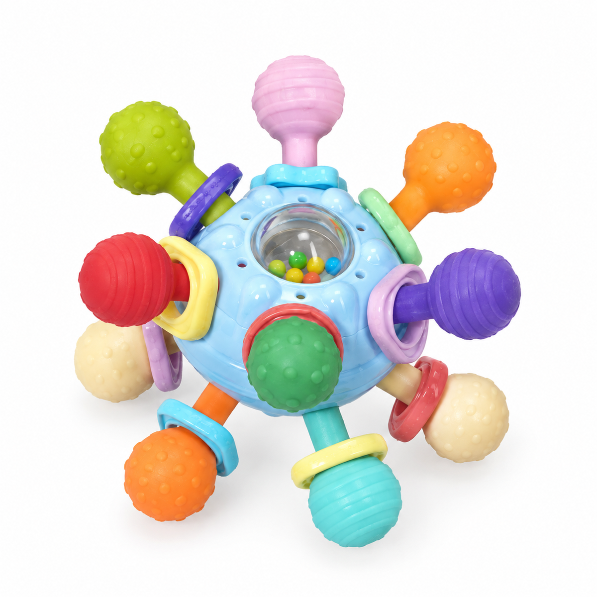 Atom Colour pop Sensory Rattle & Teether