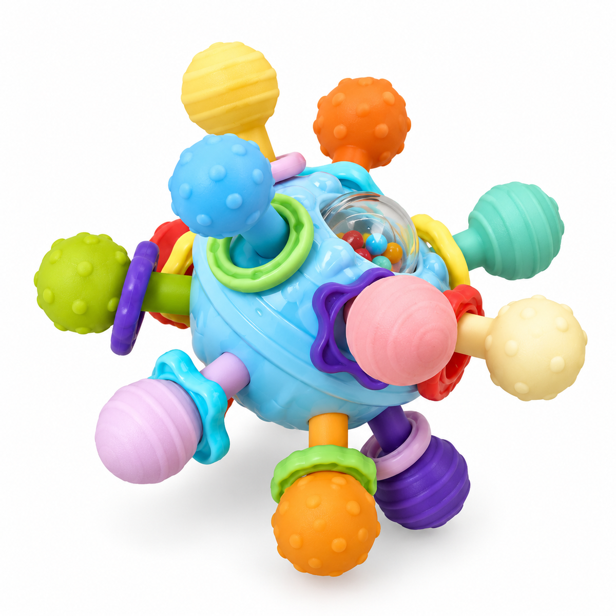 Atom Colour pop Sensory Rattle & Teether